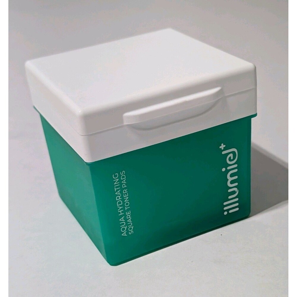 Illumiel Aqua Hydrating Square Toner Pads K Beauty Moisture Barrier 60ct NIB